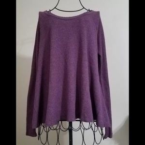 🔥We The Free Purple Thermal Knit Long Sleeve